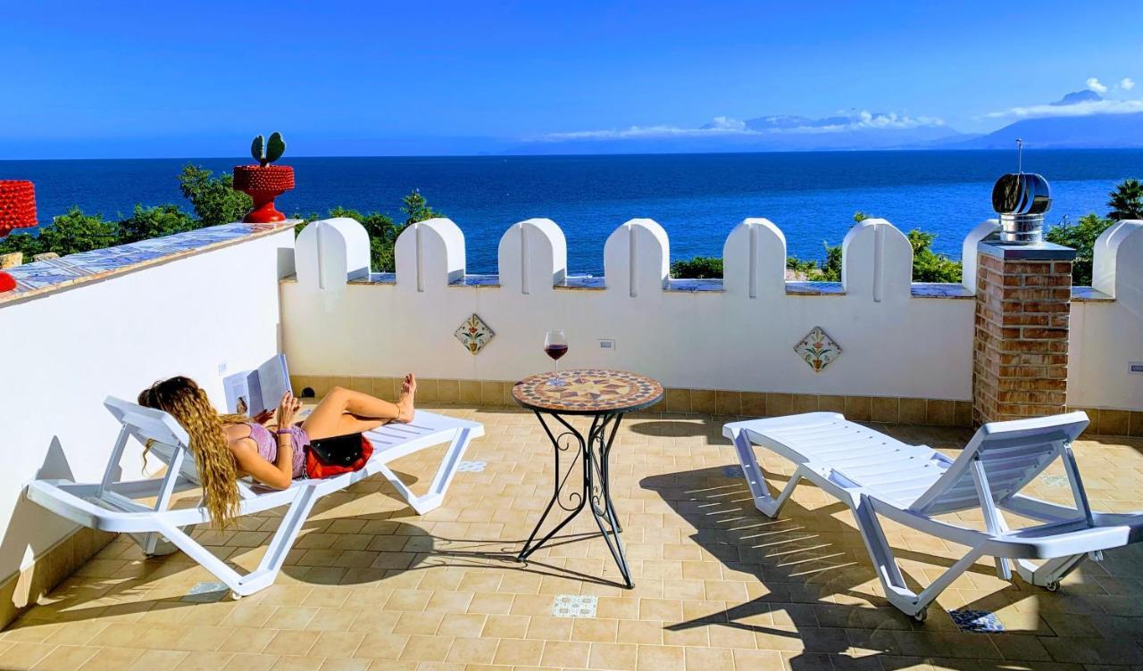 Seafront House Gabbiano Azzurro Apartment Santa Flavia Exterior foto