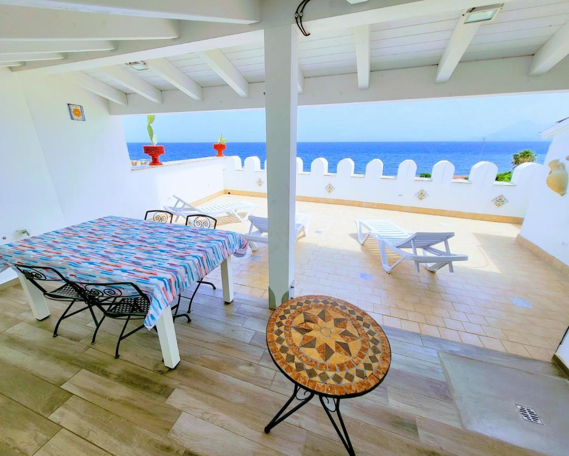Seafront House Gabbiano Azzurro Apartment Santa Flavia Exterior foto