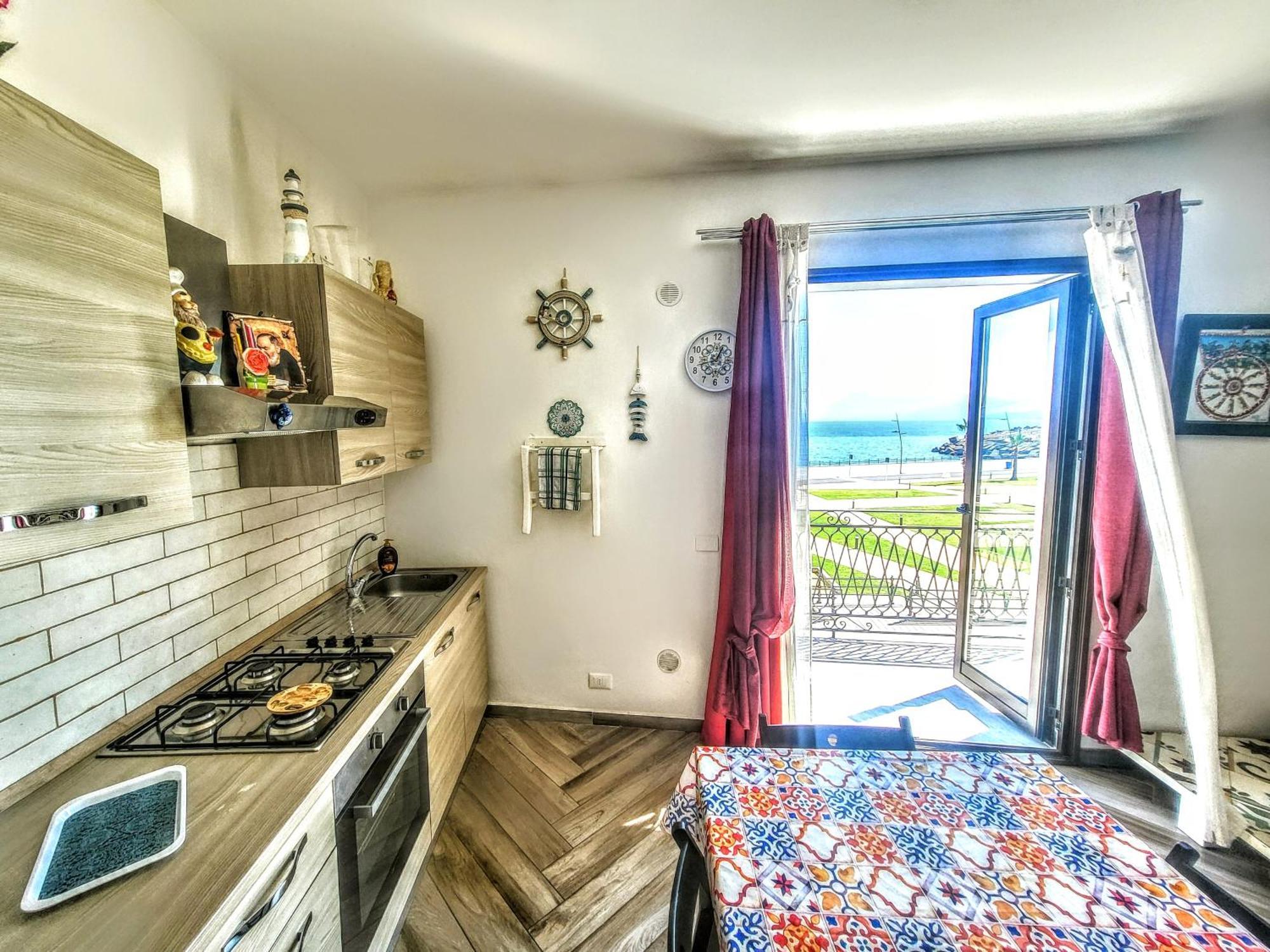 Seafront House Gabbiano Azzurro Apartment Santa Flavia Exterior foto