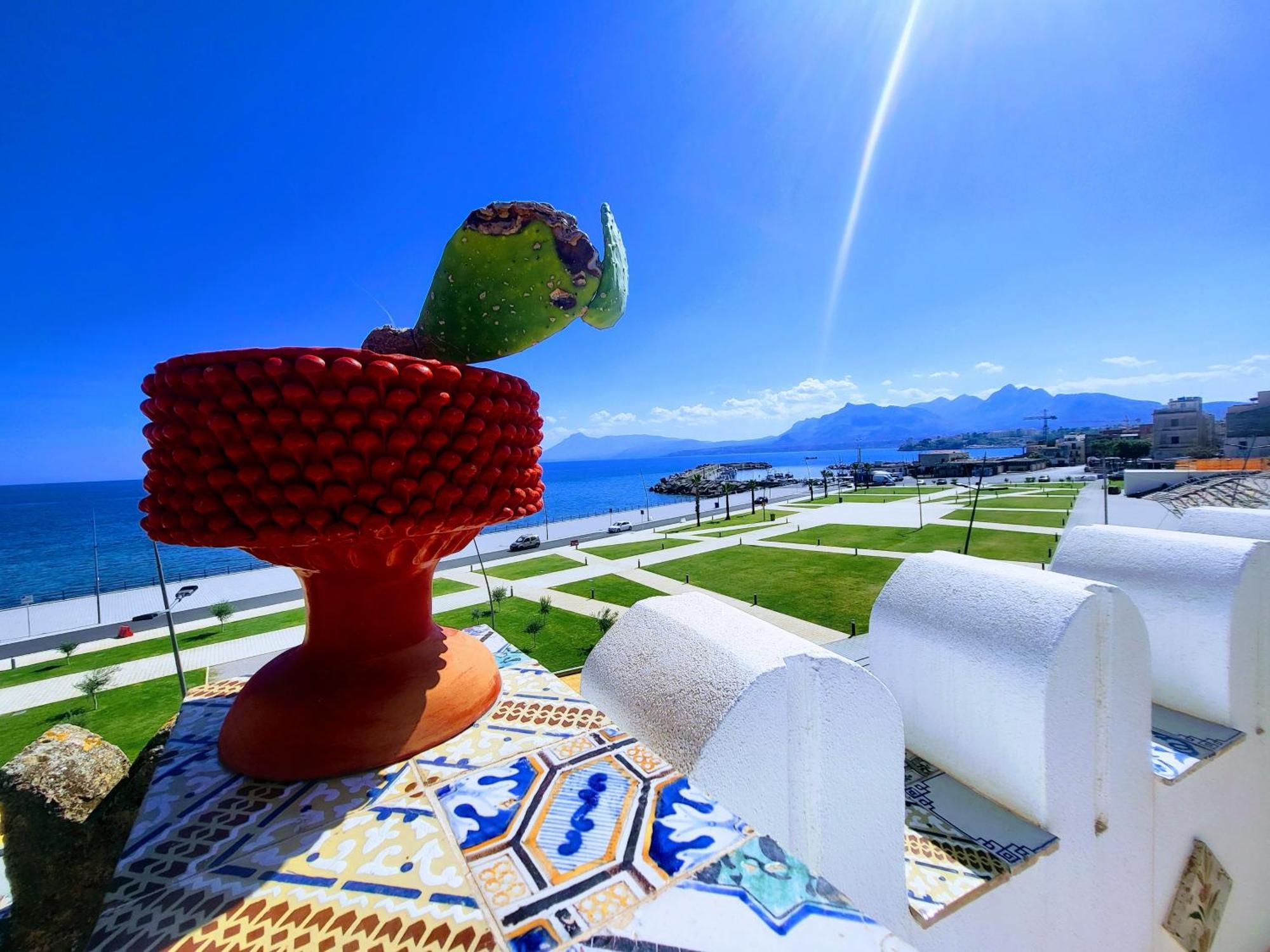 Seafront House Gabbiano Azzurro Apartment Santa Flavia Exterior foto
