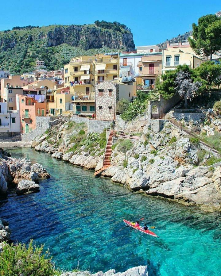 Seafront House Gabbiano Azzurro Apartment Santa Flavia Exterior foto